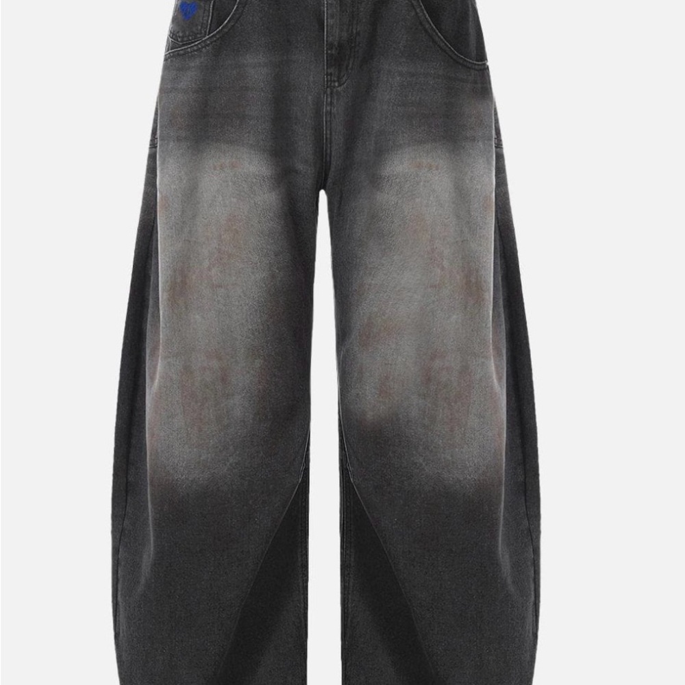 AELFRIC EDEN WRINKLE LOOSE BARREL JEANS